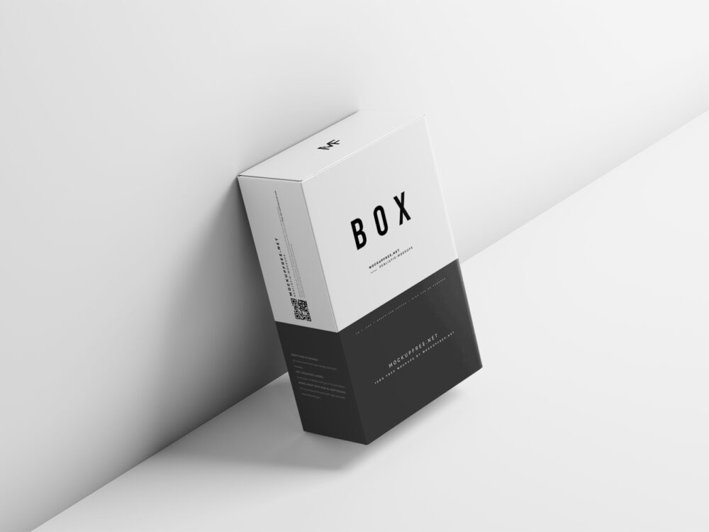 Cardboard Packaging Box Free Mockups