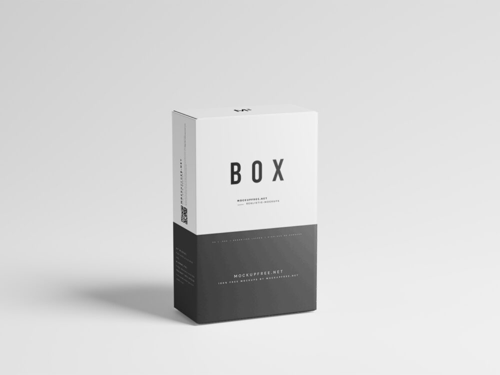 Cardboard Packaging Box Free Mockups