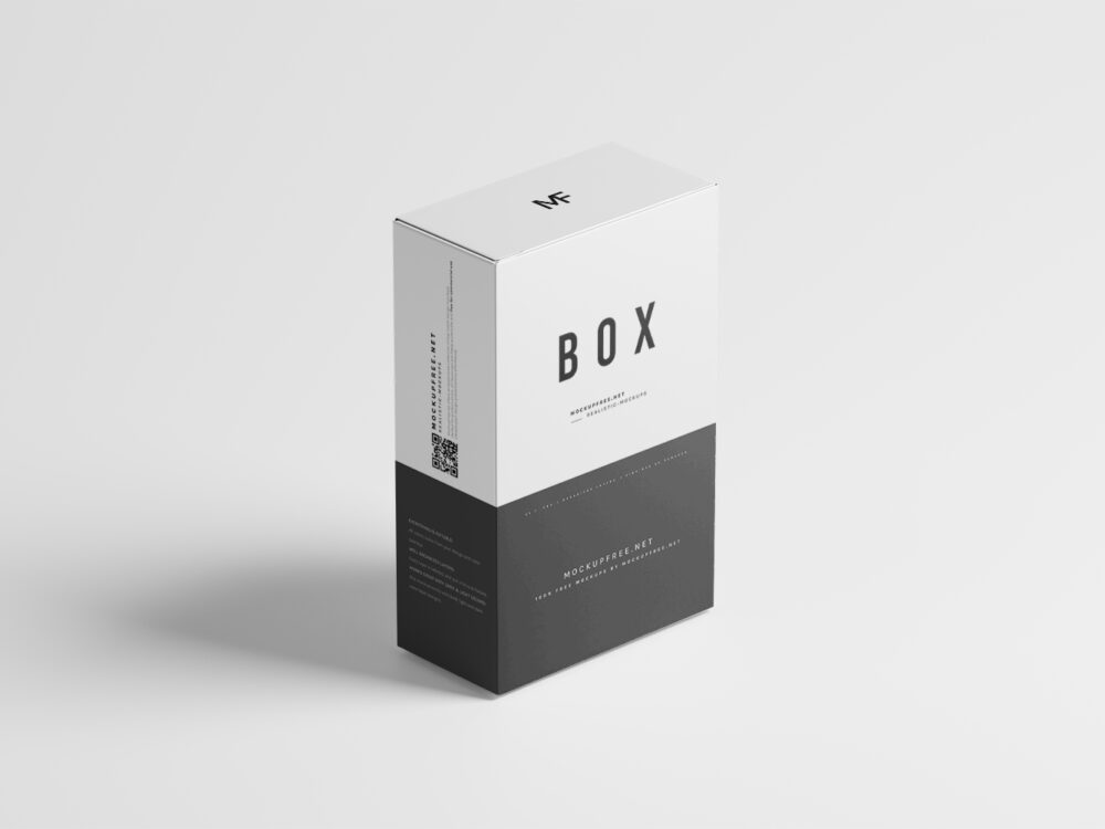 Cardboard Packaging Box Free Mockups