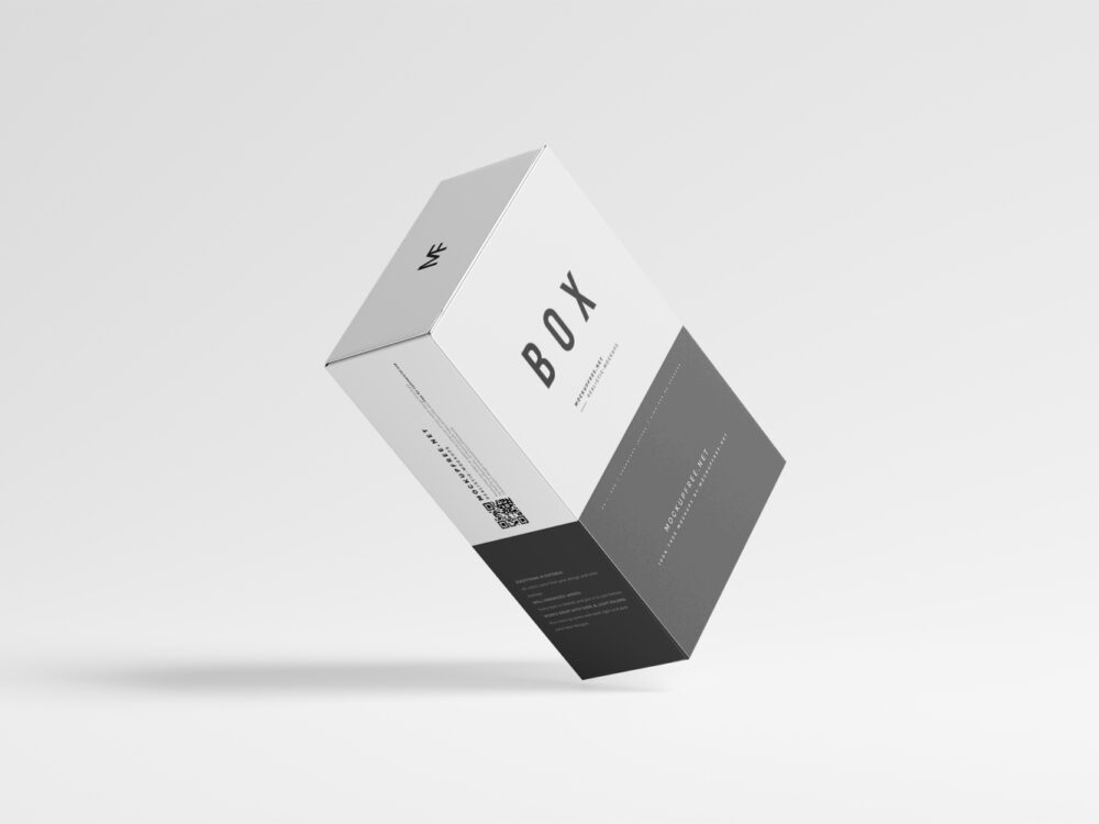 Cardboard Packaging Box Free Mockups