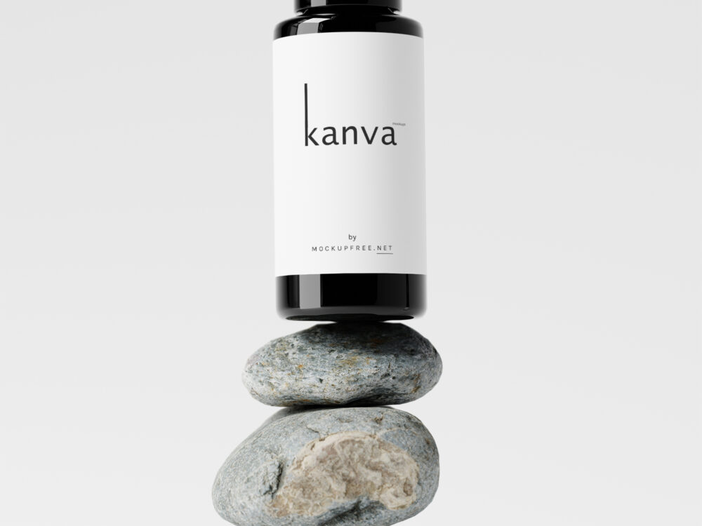 Cosmetic Bottle Free Mockup Set