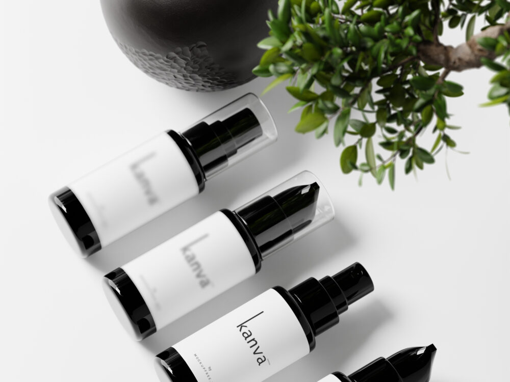 Cosmetic Bottle Free Mockup Set