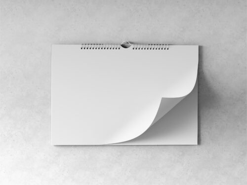 Wall Calendar Free Mockup