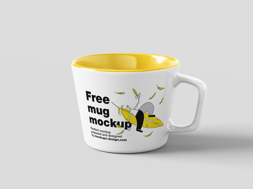 Low Cup Free Mockup