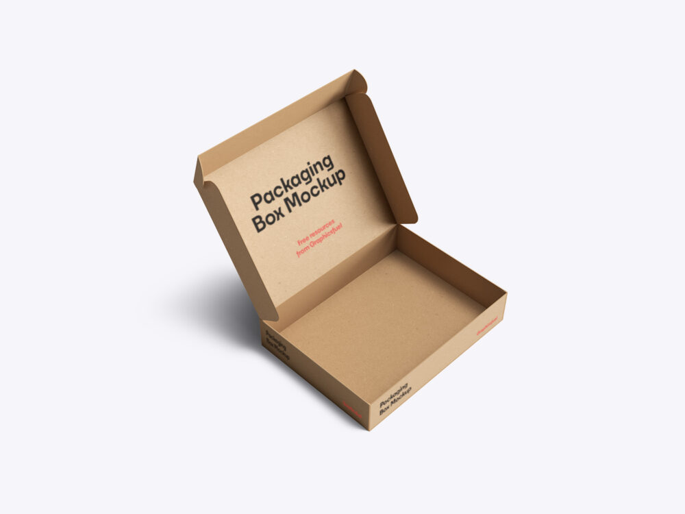 Packaging Box Free Mockup