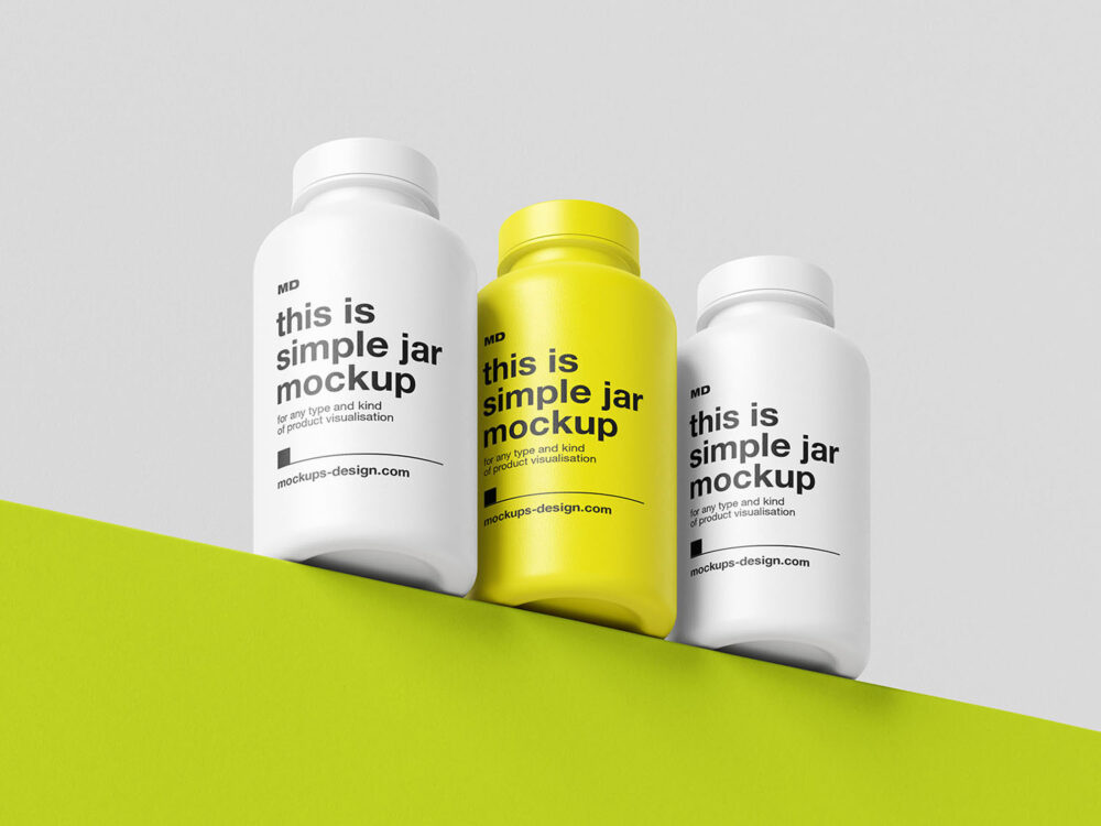 Plastic Bottles Free Mockup