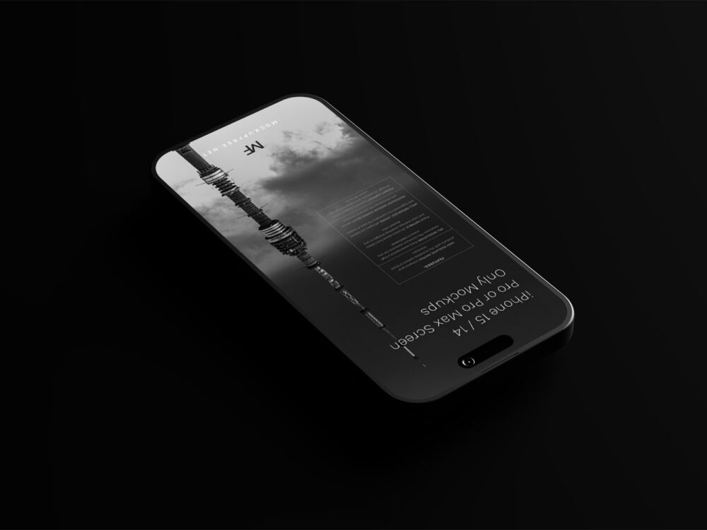 iPhone 15 Screen Only Mockups