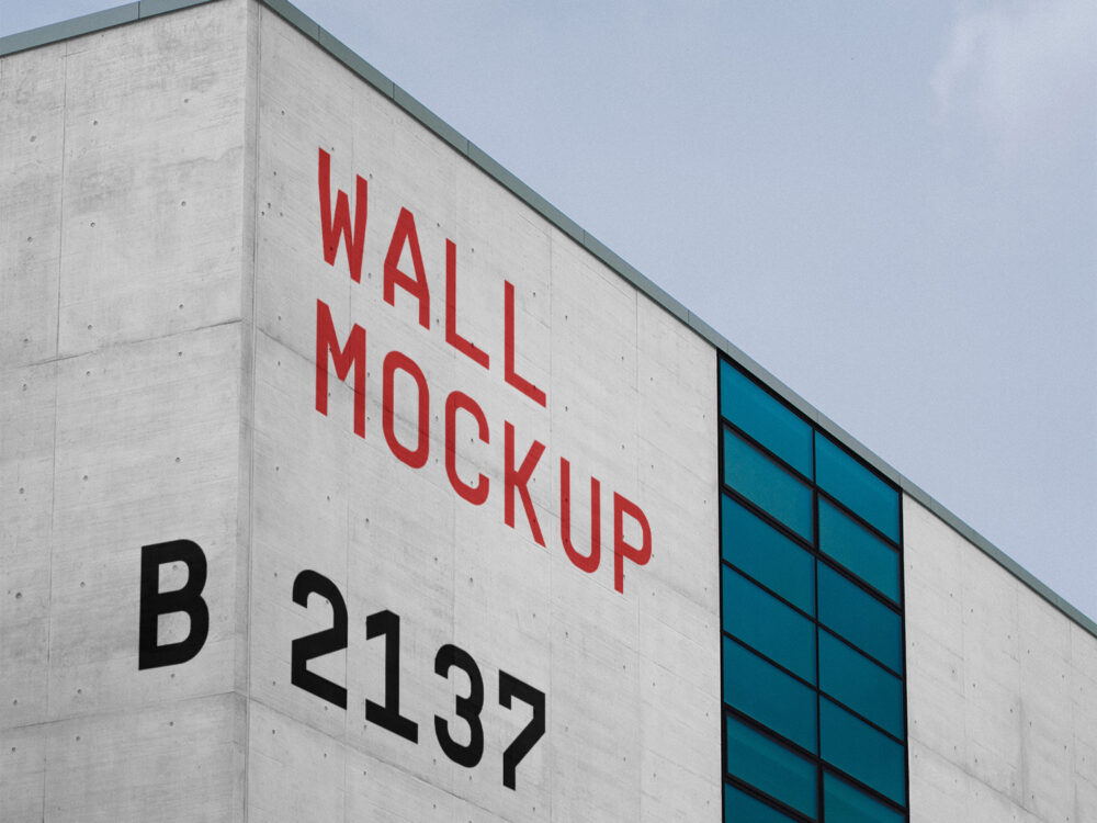 Building Facade Free Mockup