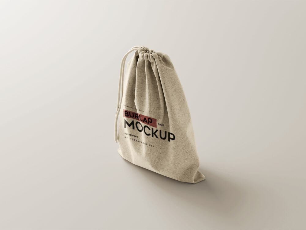 Burlap Sack Free Mockups