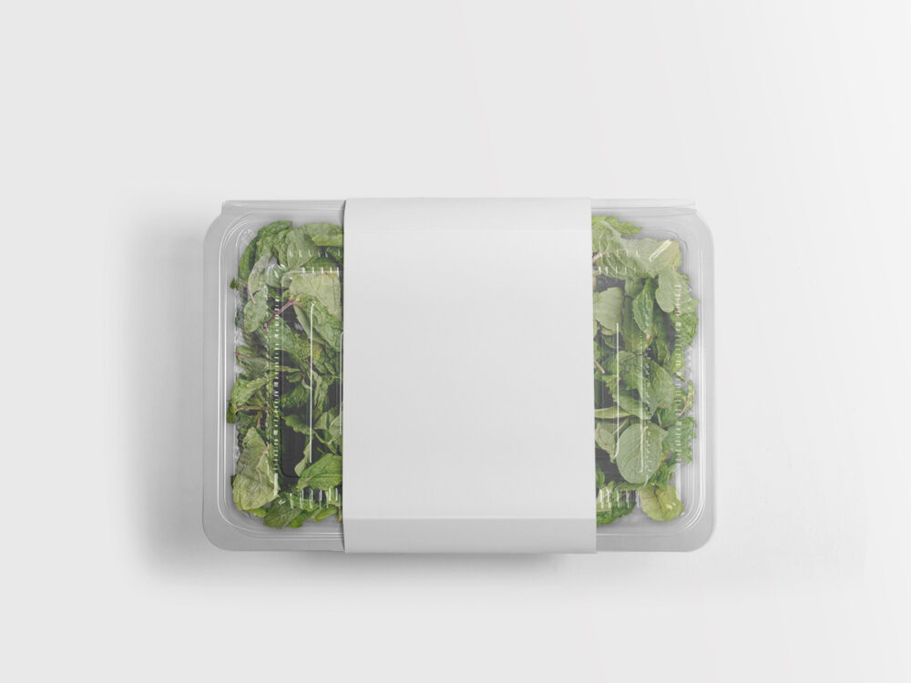 Clear Plastic Food Packaging Free Mockup