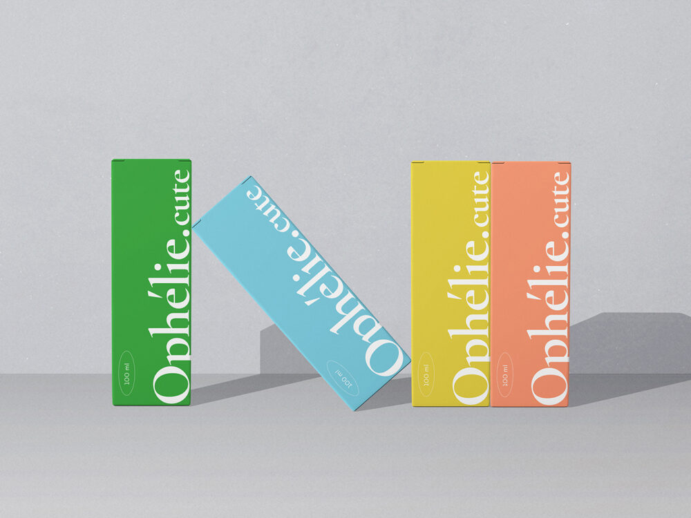 Color Paper Box Free Mockup