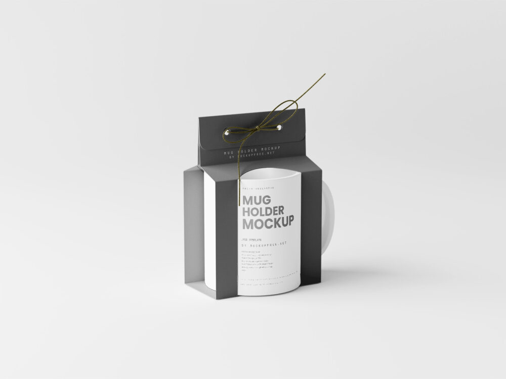 Mug Holder Free Mockup