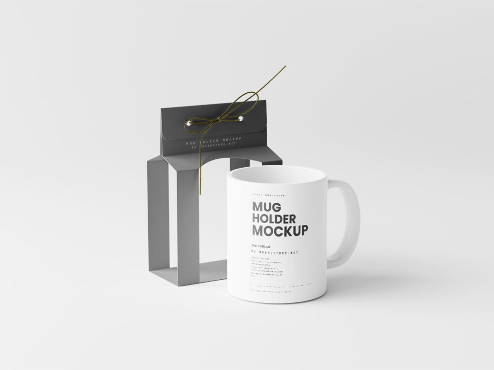 Mug Holder Free Mockup
