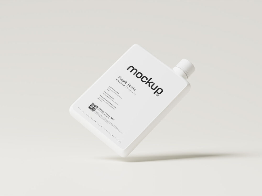 Notebook Shaped Water Bottle Free Mockups