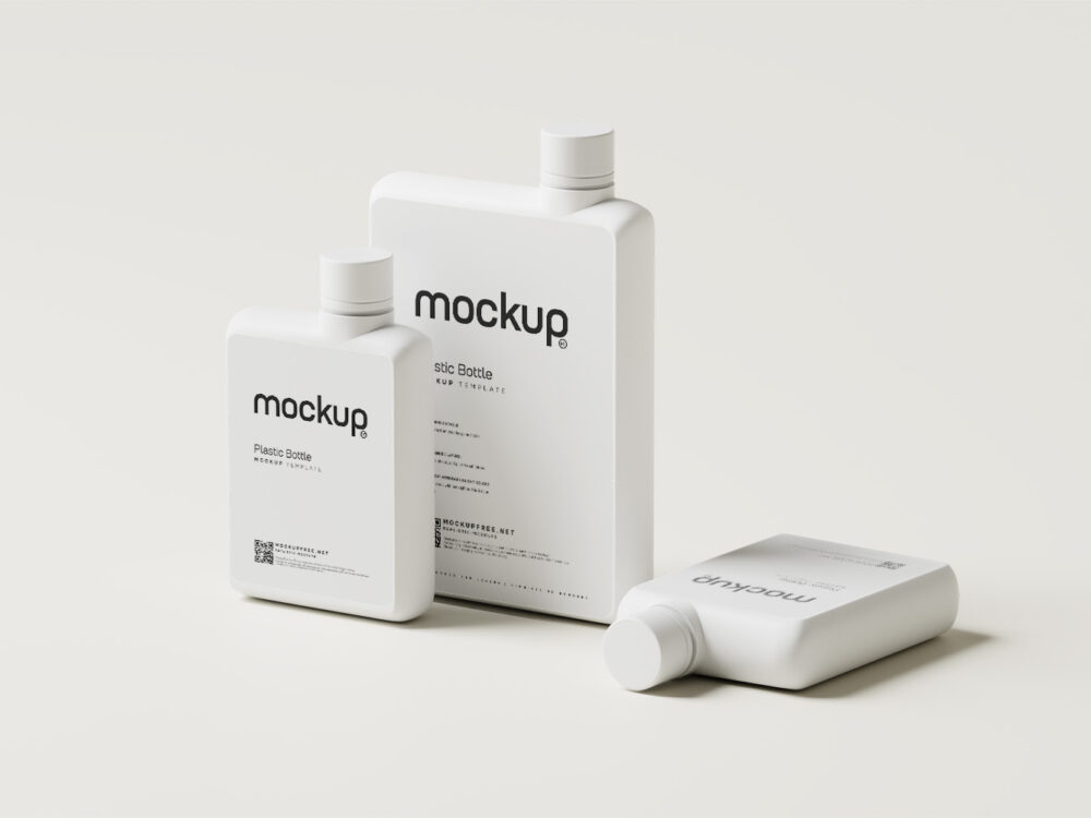 Notebook Shaped Water Bottle Free Mockups