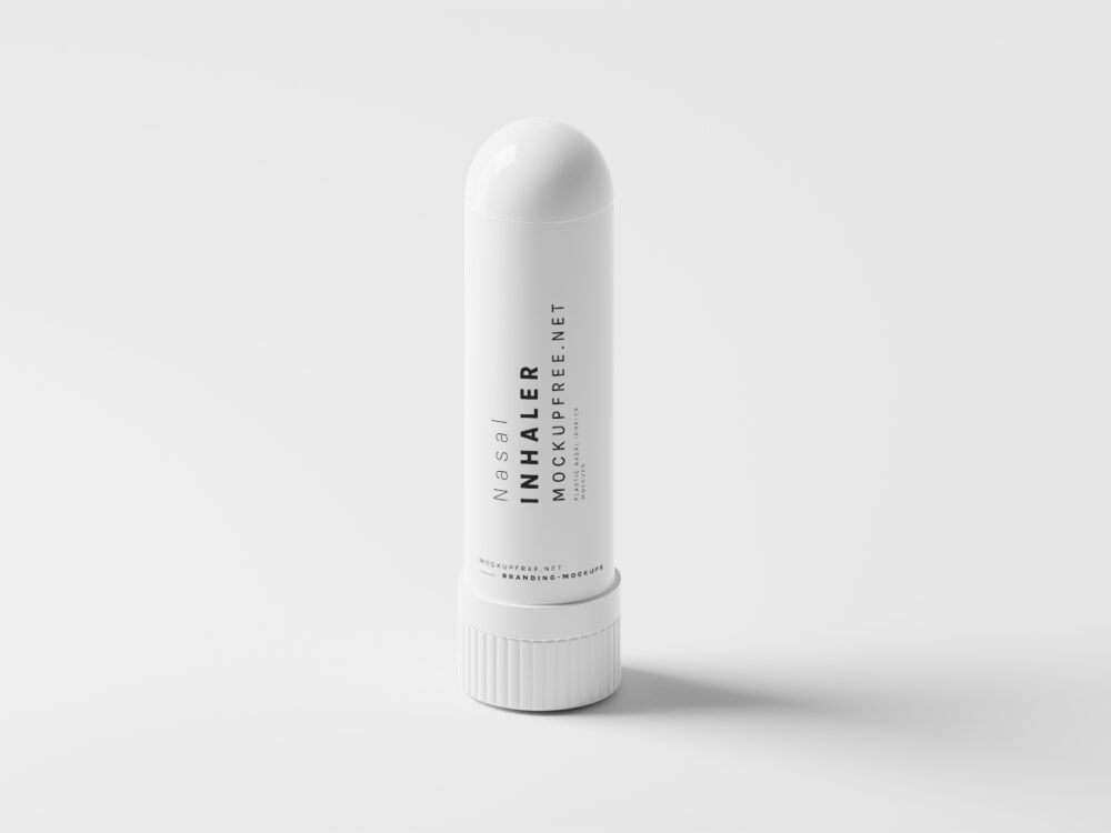 Plastic Nasal Inhaler Free Mockups