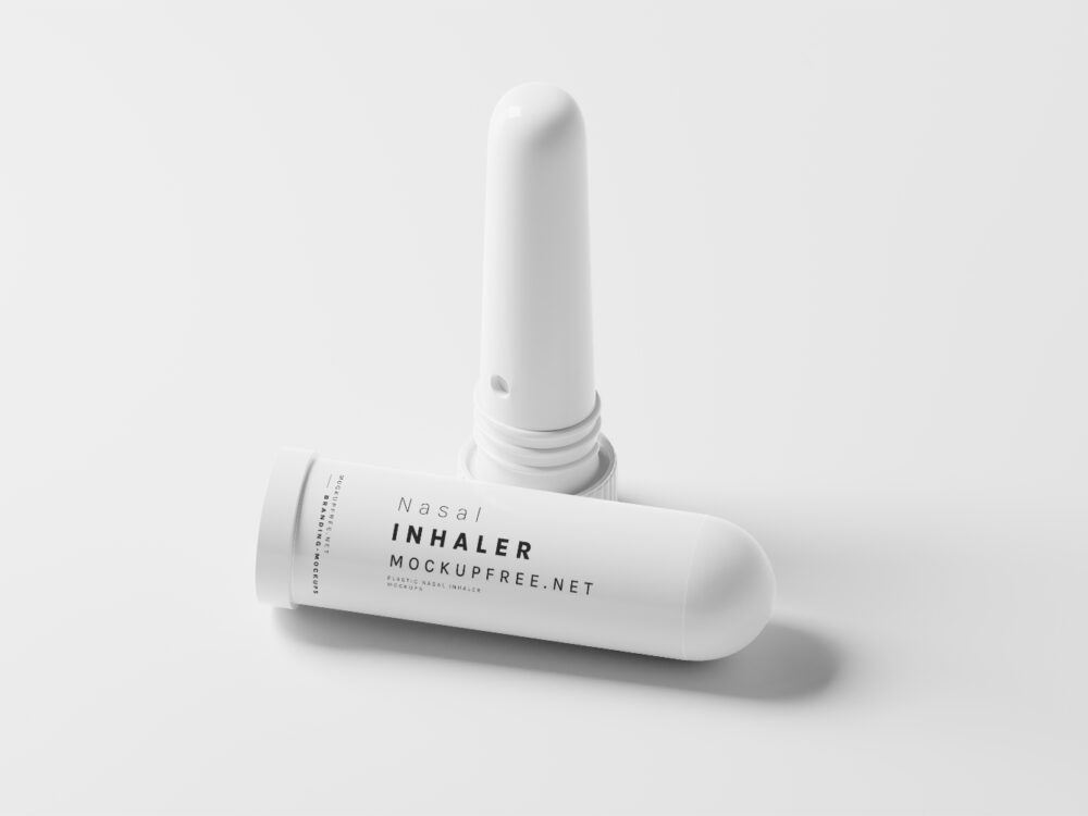 Plastic Nasal Inhaler Free Mockups