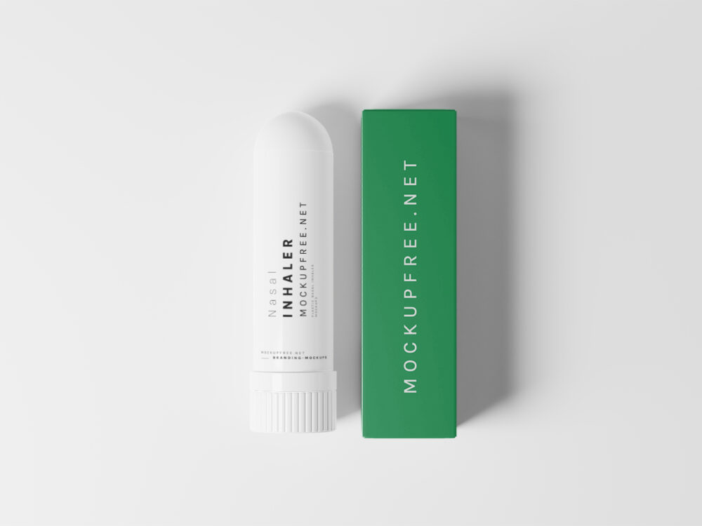 Plastic Nasal Inhaler Free Mockups