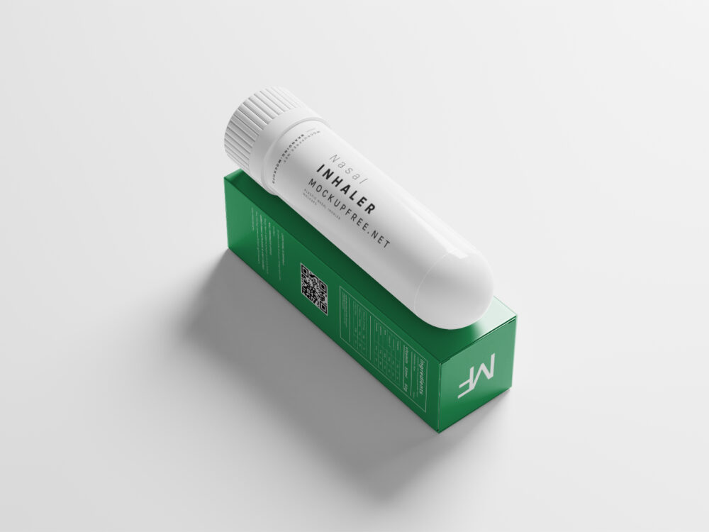 Plastic Nasal Inhaler Free Mockups