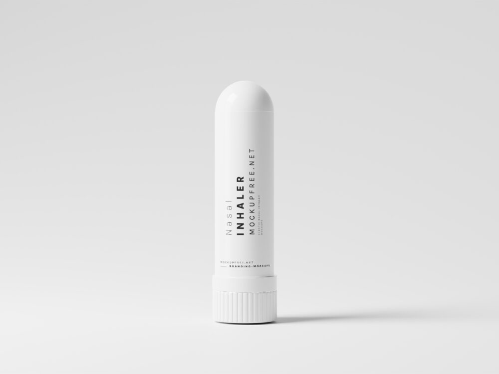 Plastic Nasal Inhaler Free Mockups
