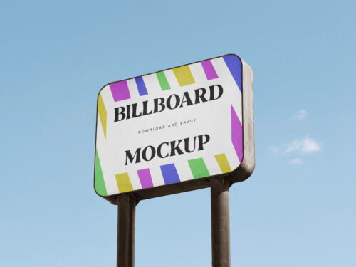 Rectangle Billboard Free Mockup