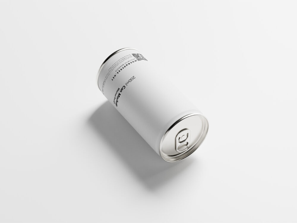 Minimalistic Aluminum Can Free Mockups