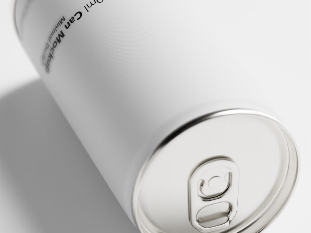 Minimalistic Aluminum Can Free Mockups